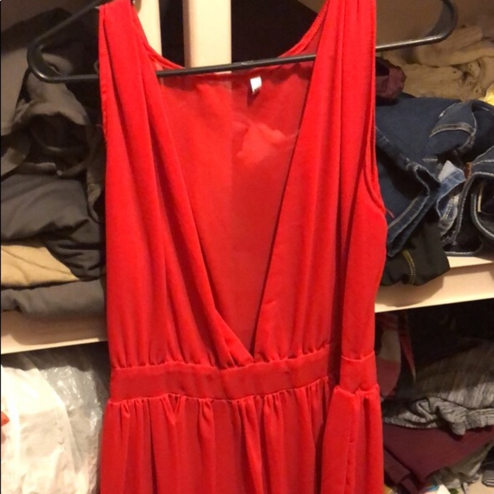 Red dress